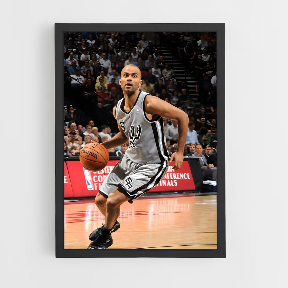 Poster Tony parker parler – affiche Basketball (vue 2)